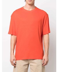 orange T-Shirt mit einem Rundhalsausschnitt von A-Cold-Wall*