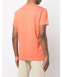 orange T-Shirt mit einem Rundhalsausschnitt von Diesel