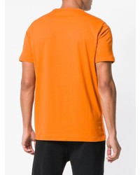 orange T-Shirt mit einem Rundhalsausschnitt von Diesel