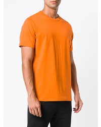 orange T-Shirt mit einem Rundhalsausschnitt von Diesel