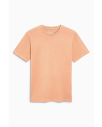 orange T-Shirt mit einem Rundhalsausschnitt von next