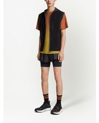 orange T-Shirt mit einem Rundhalsausschnitt von Zegna