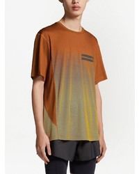 orange T-Shirt mit einem Rundhalsausschnitt von Zegna