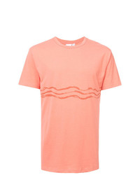 orange T-Shirt mit einem Rundhalsausschnitt von Onia