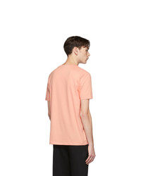 orange T-Shirt mit einem Rundhalsausschnitt von Hugo