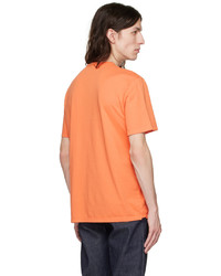 orange T-Shirt mit einem Rundhalsausschnitt von Vince