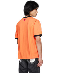 orange T-Shirt mit einem Rundhalsausschnitt von Icecream