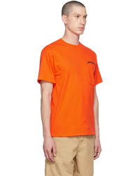 orange T-Shirt mit einem Rundhalsausschnitt von Cowgirl Blue Co