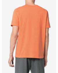 orange T-Shirt mit einem Rundhalsausschnitt von Champion