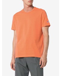 orange T-Shirt mit einem Rundhalsausschnitt von Champion