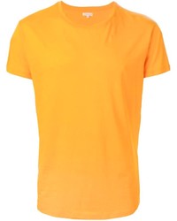 orange T-Shirt mit einem Rundhalsausschnitt von Orlebar Brown