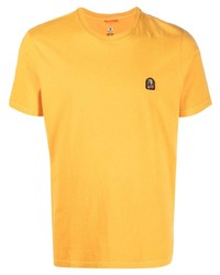 orange T-Shirt mit einem Rundhalsausschnitt von Parajumpers