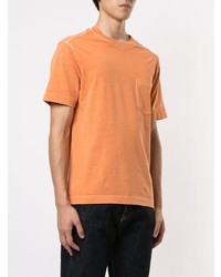 orange T-Shirt mit einem Rundhalsausschnitt von Cerruti 1881