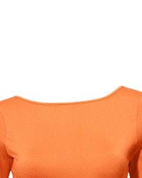 orange T-Shirt mit einem Rundhalsausschnitt von PATRIZIA DINI by Heine