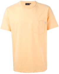 orange T-Shirt mit einem Rundhalsausschnitt von Paul Smith