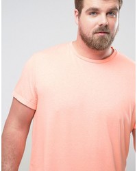 orange T-Shirt mit einem Rundhalsausschnitt von Asos