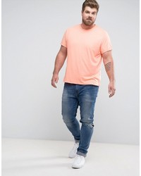 orange T-Shirt mit einem Rundhalsausschnitt von Asos