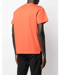 orange T-Shirt mit einem Rundhalsausschnitt von Parajumpers