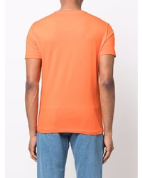 orange T-Shirt mit einem Rundhalsausschnitt von Polo Ralph Lauren