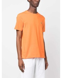 orange T-Shirt mit einem Rundhalsausschnitt von Polo Ralph Lauren