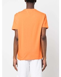 orange T-Shirt mit einem Rundhalsausschnitt von Polo Ralph Lauren