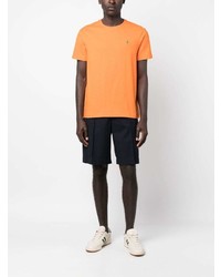 orange T-Shirt mit einem Rundhalsausschnitt von Polo Ralph Lauren