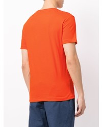 orange T-Shirt mit einem Rundhalsausschnitt von Polo Ralph Lauren