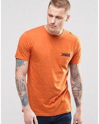 orange T-Shirt mit einem Rundhalsausschnitt von Pretty Green