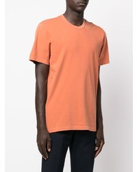 orange T-Shirt mit einem Rundhalsausschnitt von James Perse