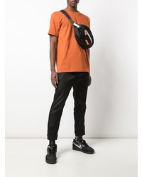 orange T-Shirt mit einem Rundhalsausschnitt von Supreme