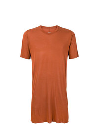 orange T-Shirt mit einem Rundhalsausschnitt von Rick Owens