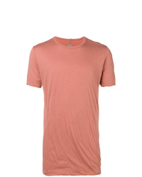 orange T-Shirt mit einem Rundhalsausschnitt von Rick Owens