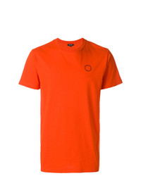 orange T-Shirt mit einem Rundhalsausschnitt von Ron Dorff