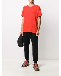 orange T-Shirt mit einem Rundhalsausschnitt von rag & bone