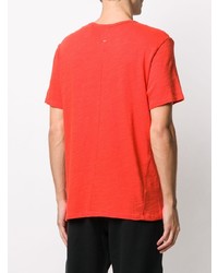 orange T-Shirt mit einem Rundhalsausschnitt von rag & bone