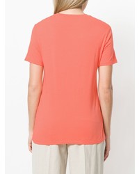 orange T-Shirt mit einem Rundhalsausschnitt von Aspesi