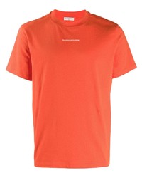 orange T-Shirt mit einem Rundhalsausschnitt von Sandro Paris