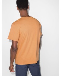 orange T-Shirt mit einem Rundhalsausschnitt von Satisfy