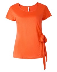 orange T-Shirt mit einem Rundhalsausschnitt von SHEEGOTIT