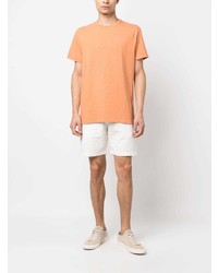 orange T-Shirt mit einem Rundhalsausschnitt von Closed