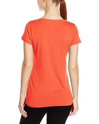 orange T-Shirt mit einem Rundhalsausschnitt von Stedman Apparel