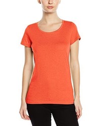 orange T-Shirt mit einem Rundhalsausschnitt von Stedman Apparel