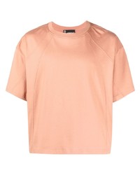 orange T-Shirt mit einem Rundhalsausschnitt von Styland