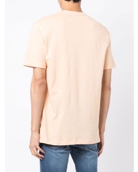 orange T-Shirt mit einem Rundhalsausschnitt von BOSS