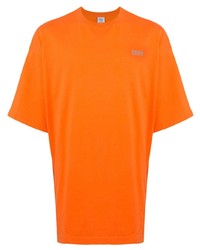 orange T-Shirt mit einem Rundhalsausschnitt von Vetements