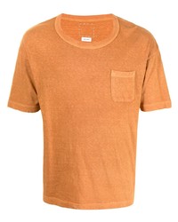 orange T-Shirt mit einem Rundhalsausschnitt von VISVIM