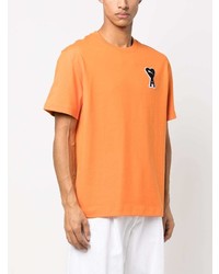 orange T-Shirt mit einem Rundhalsausschnitt von Puma