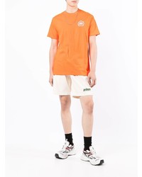 orange T-Shirt mit einem Rundhalsausschnitt von Sporty & Rich