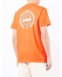 orange T-Shirt mit einem Rundhalsausschnitt von Sporty & Rich