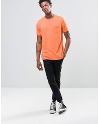 orange T-Shirt mit einem Rundhalsausschnitt von YMC